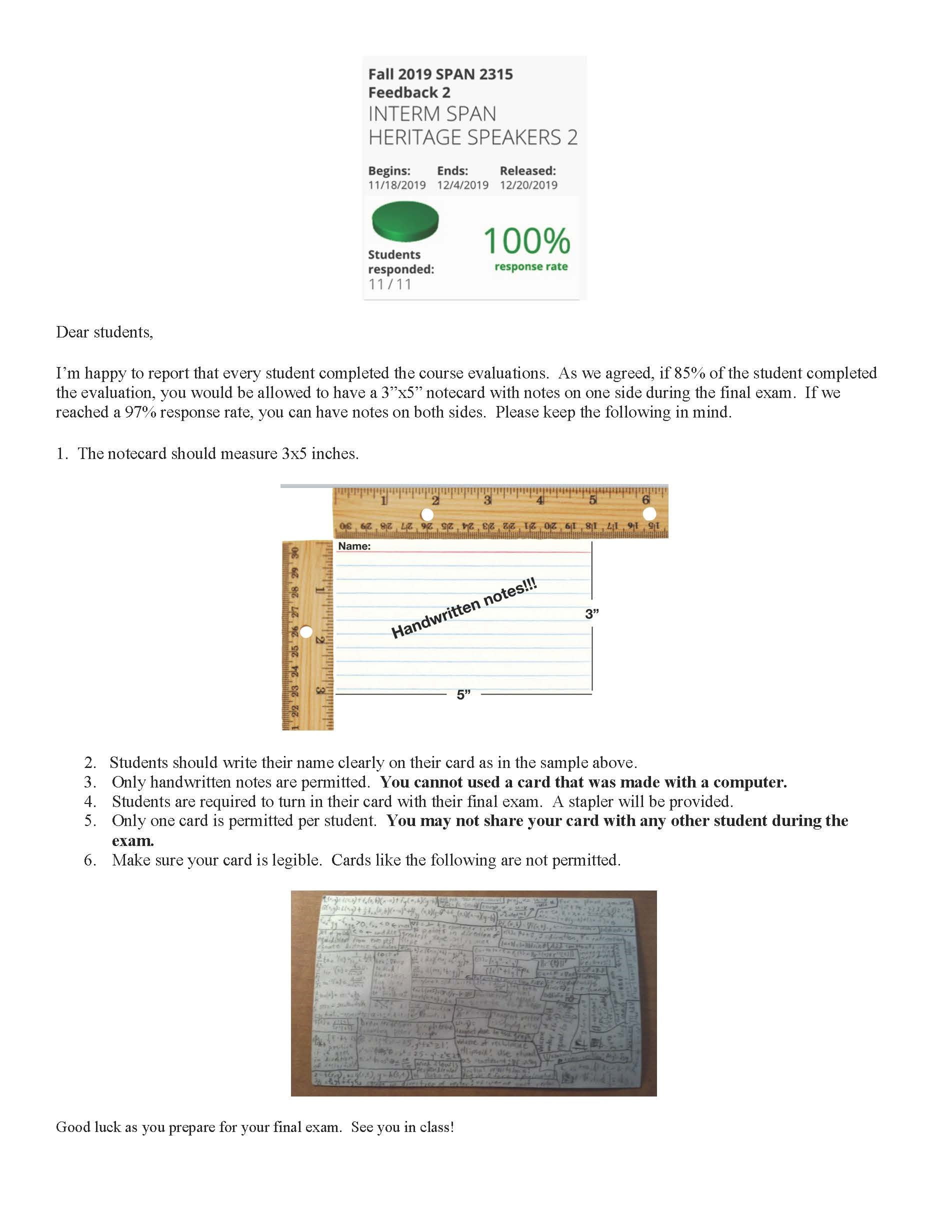 How to Encourage Students to Complete Course Evaluations and Provide