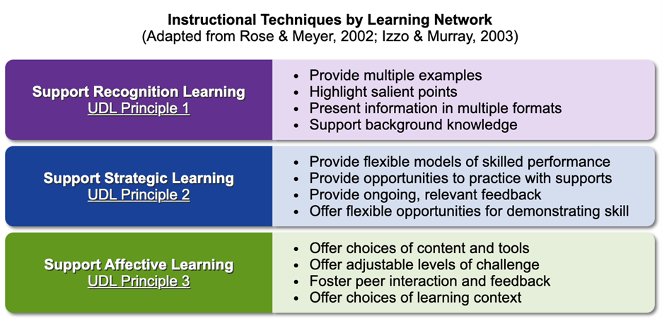 Instructional Techniques by Learning Network