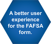 A better user experience for the FAFSA form