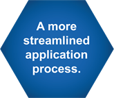 A more streamlined application process