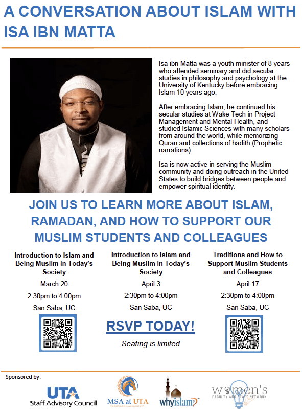 conversation about islam flyer