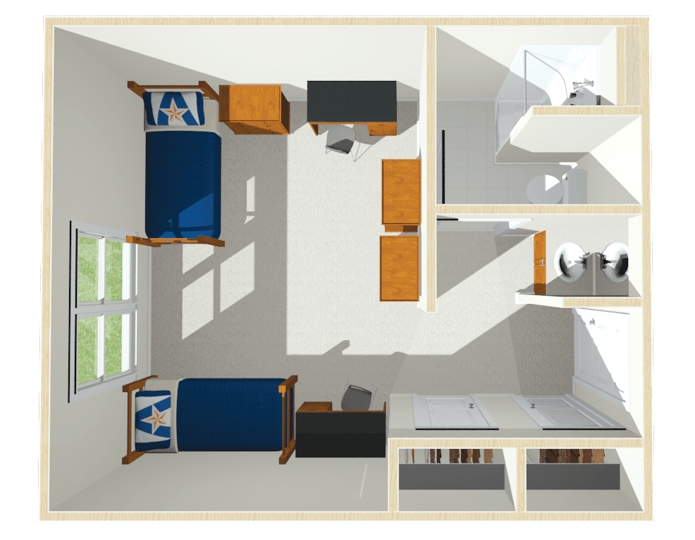 double suite floorpan