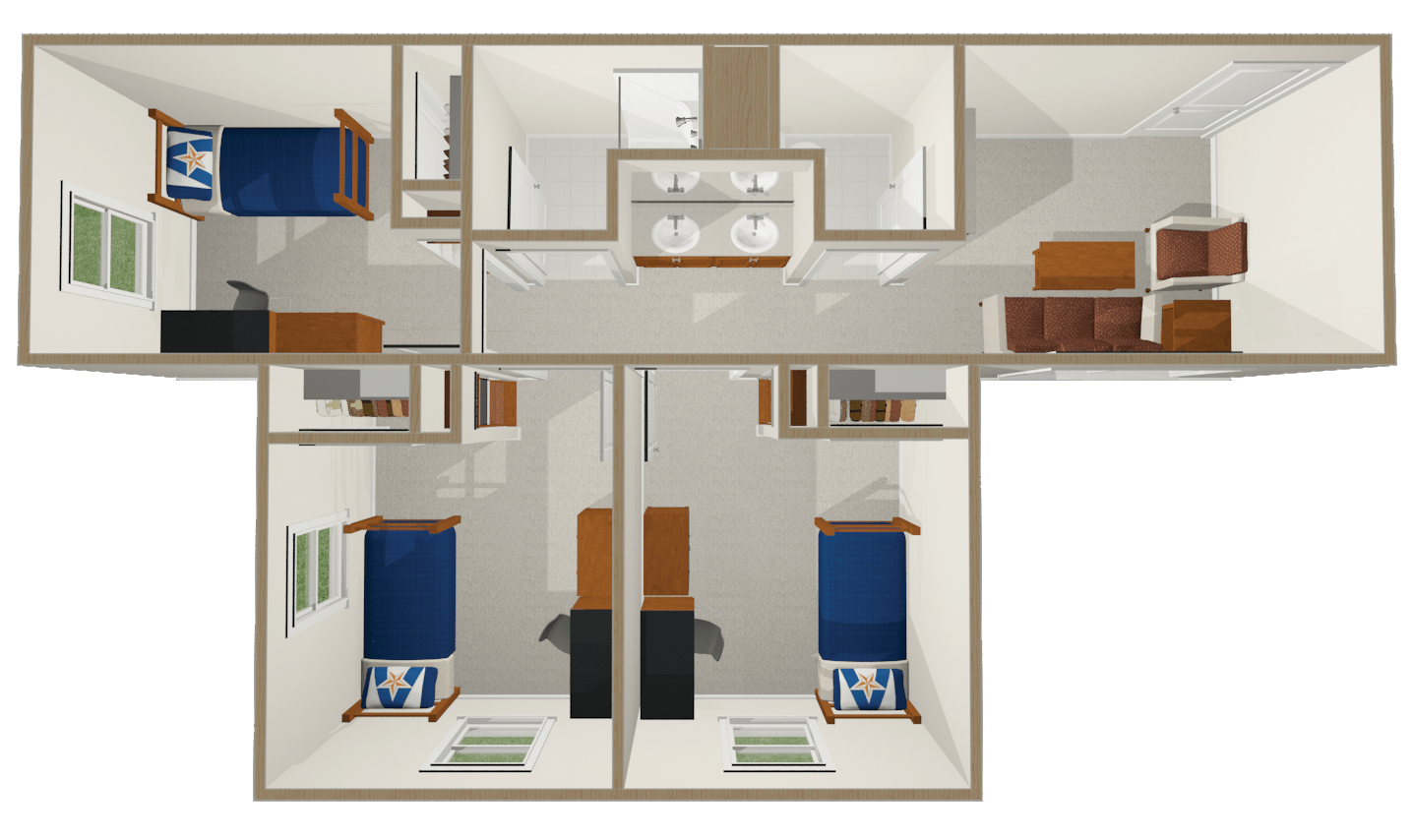 private suite floorplan