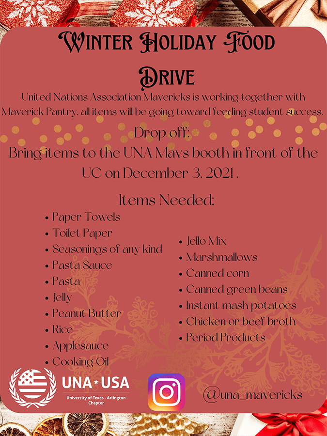 Winter Holiday Food Drive