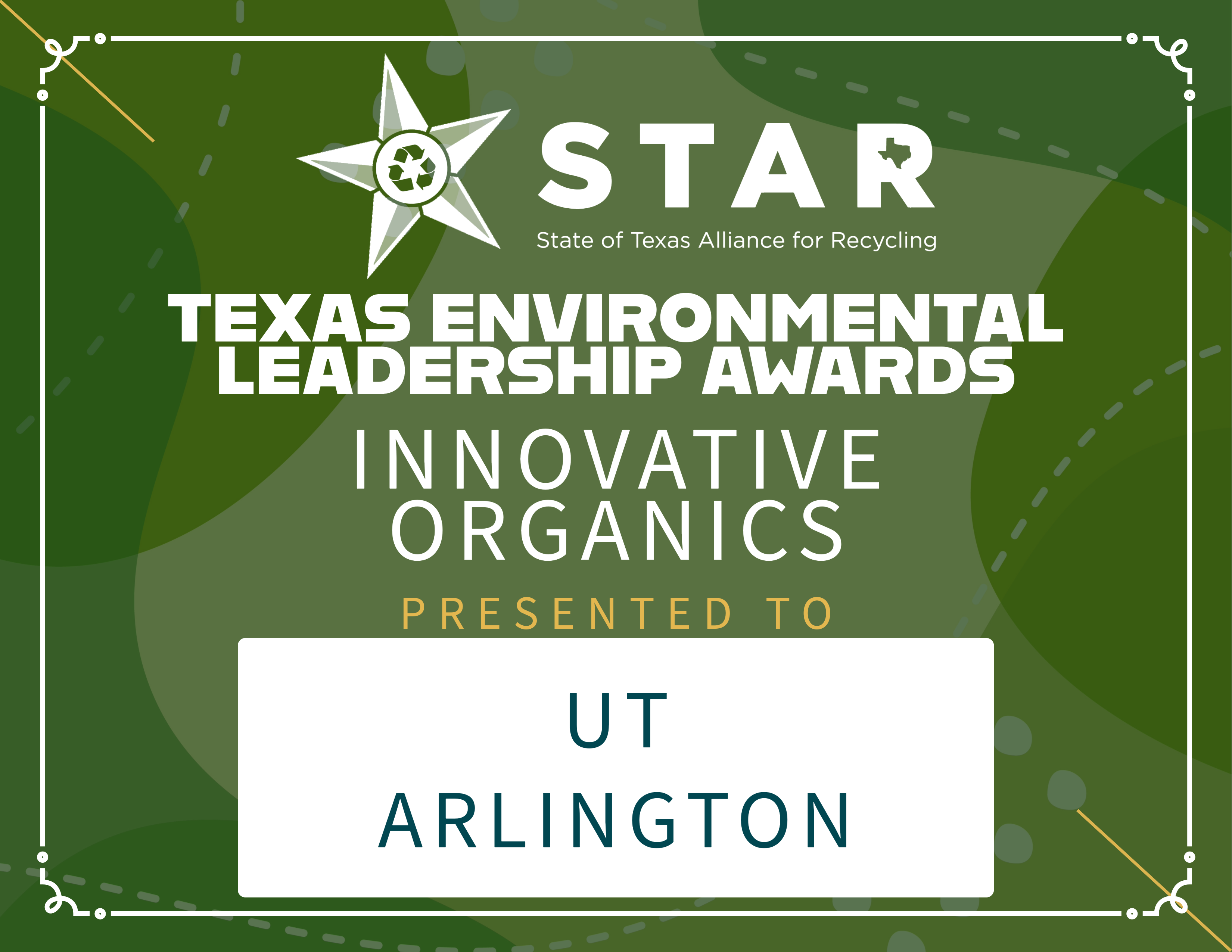 2024 Texas Environmental Leadership Award for Innovative Organics