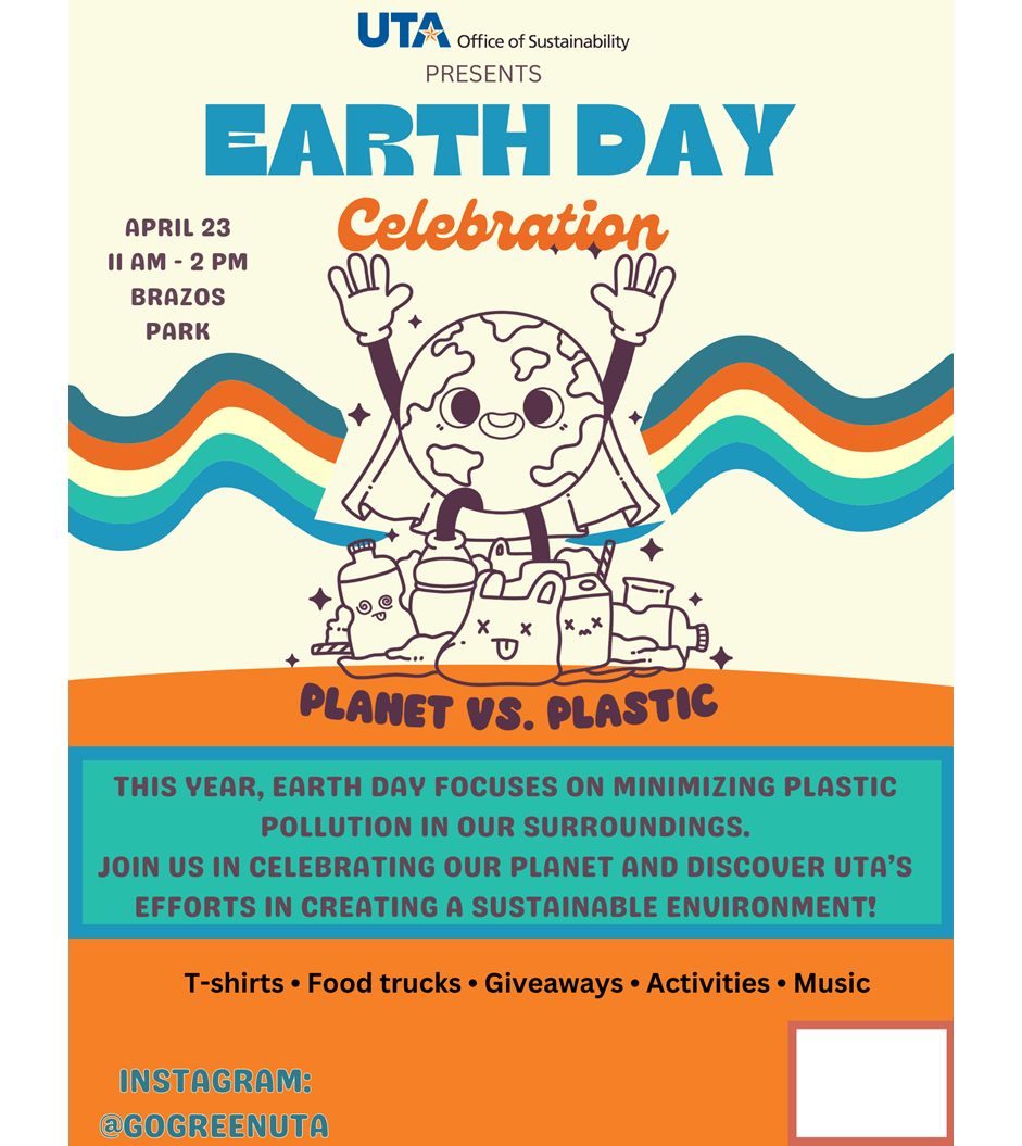 UTA Earth Day flyer