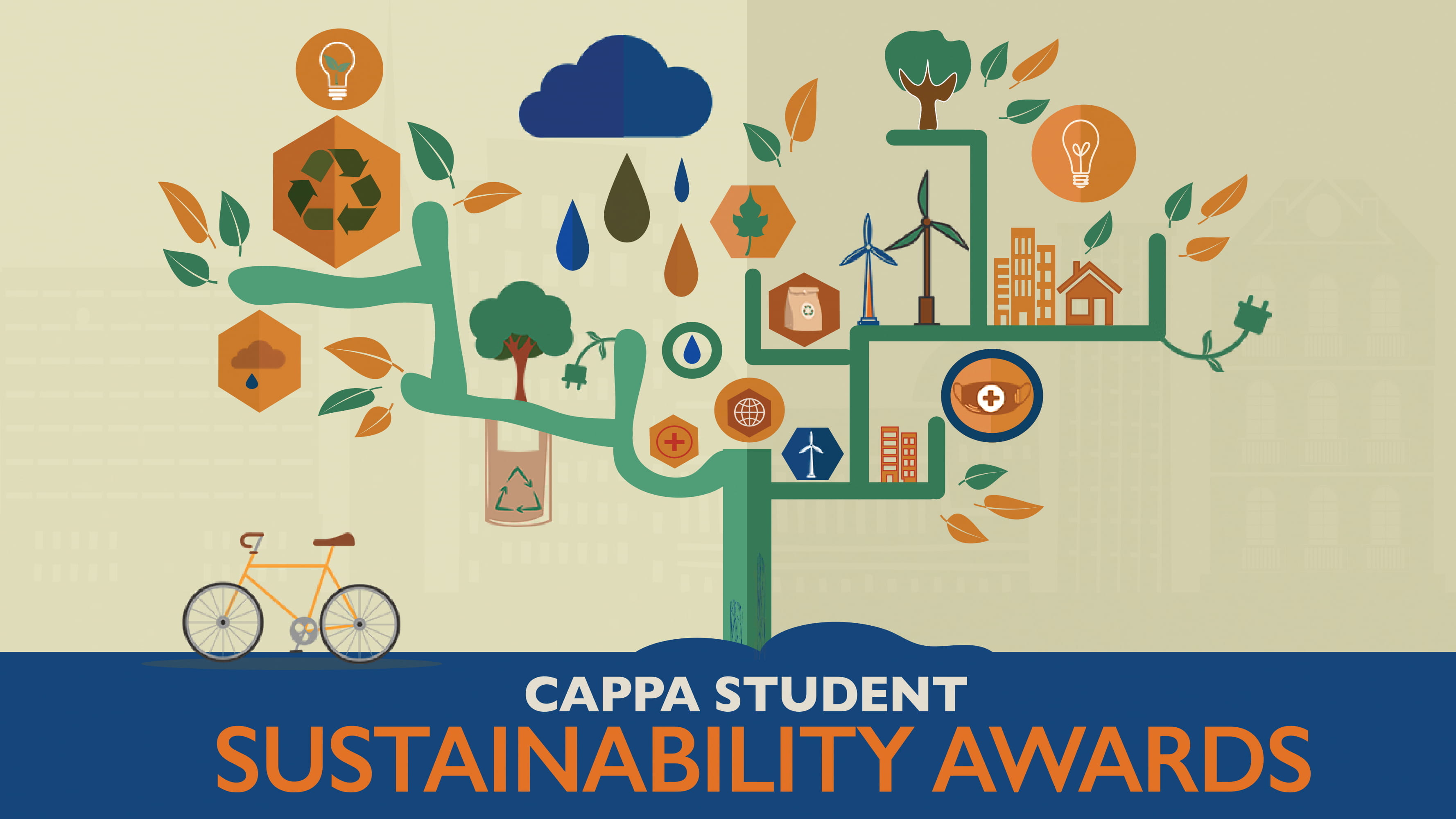 Cappa student sustainability awards graphic banner