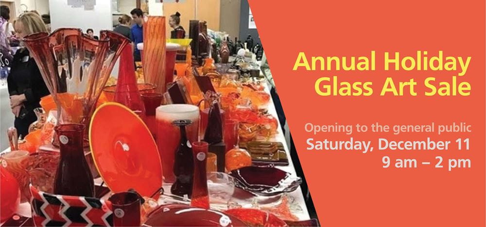 Annual Holiday Glass Art Sale fall 21