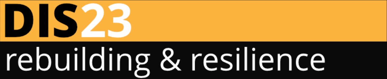 Logo for Dis rebuilding and resilience conference