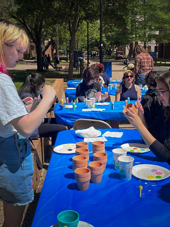 Paint a Pot Outreach Event