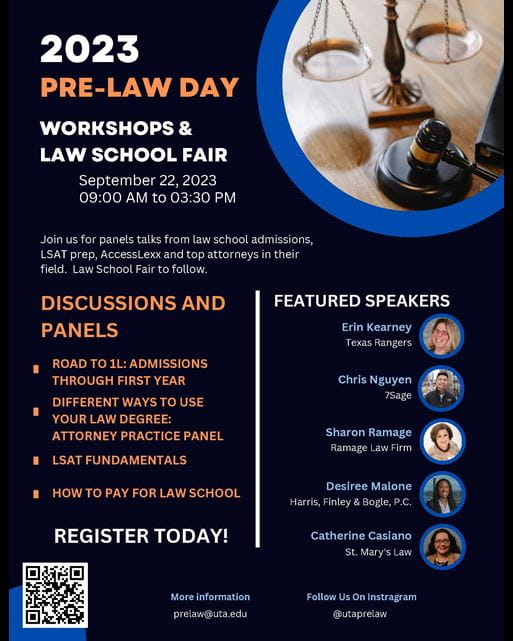 Pre-Law Day Flyer