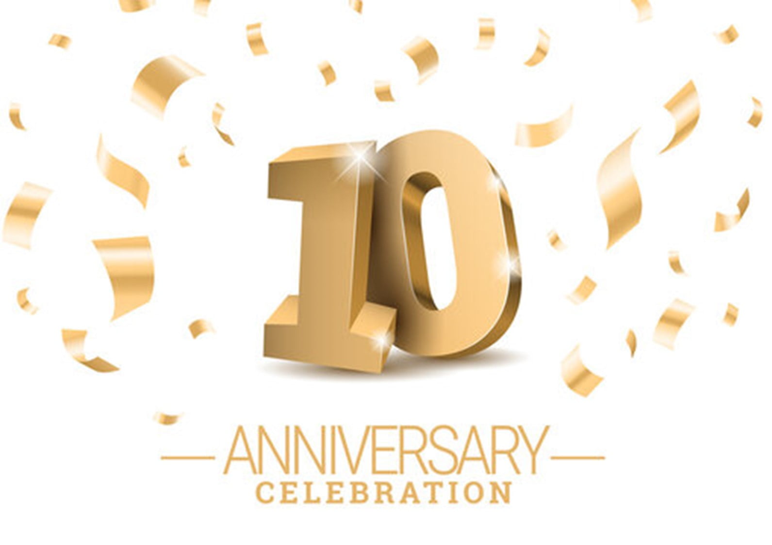 10 year anniversary graphic