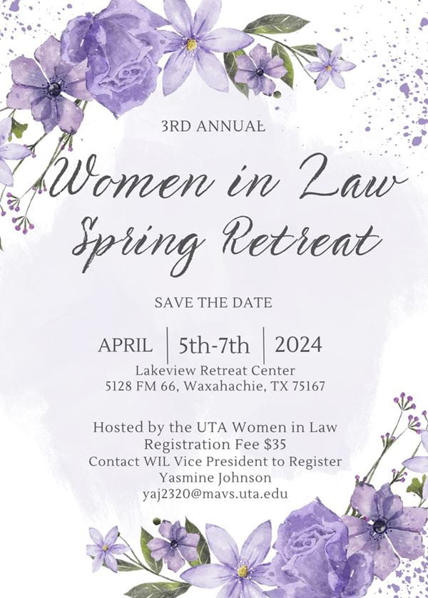 Women in Law retreat graphic