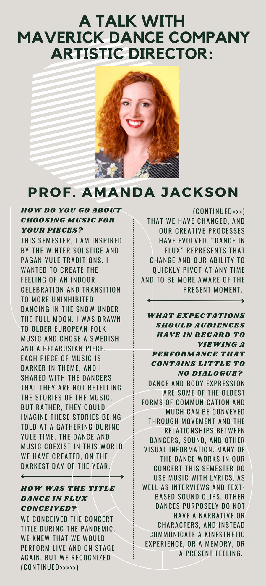 AMANDA JACKSON Interview Flyer