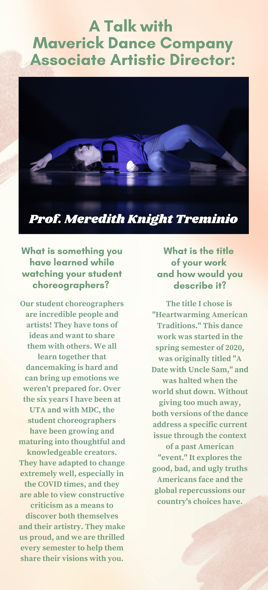 MEREDITH KNIGHT TREMINIO Interview Flyer