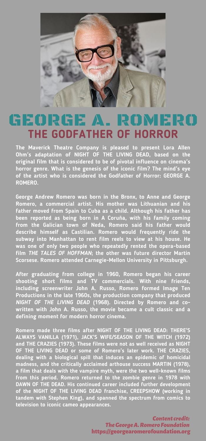 Night of the Living Dead Dramaturgy George Romero