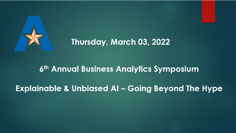 6th Annual Business Analytics Symposium Icon