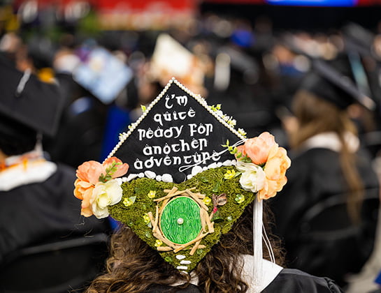 decorated graduation cap