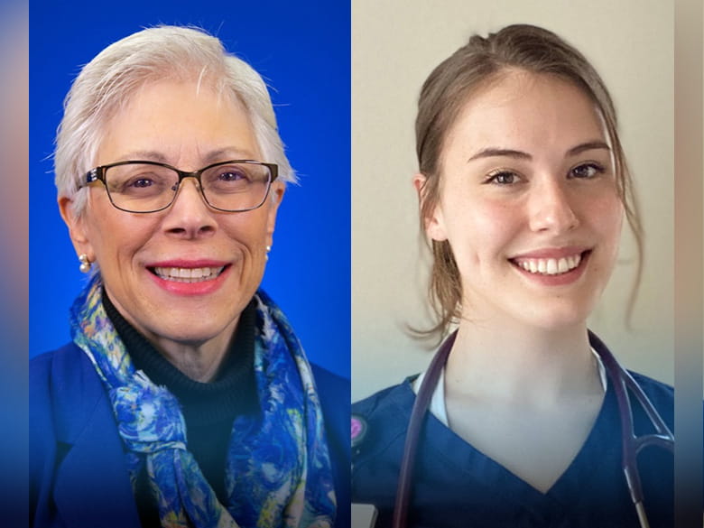 Portraits of Dr. Deana Furr and Sarah Nelson Nursing student