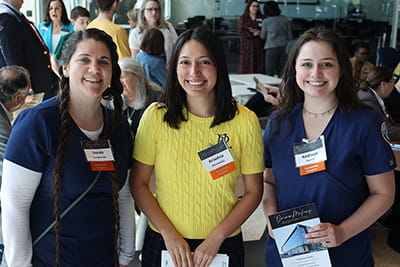 3 female student scholarship recipients