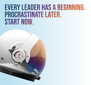 Every leader has a beginning. Procrastinate later. Start now. 