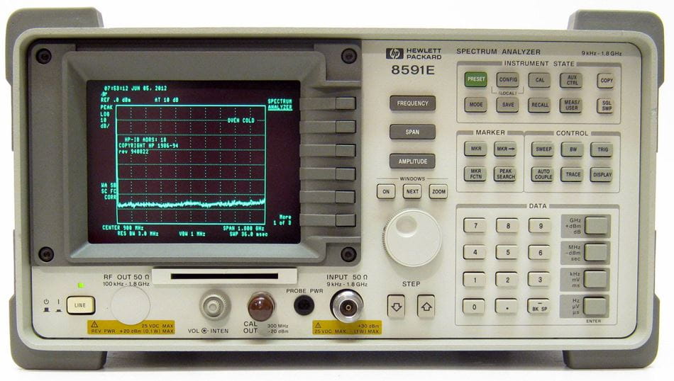 HP8591E spectrum analyzer