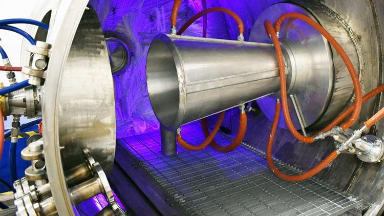 UTA's arc-jet heated hypersonic wind tunnel