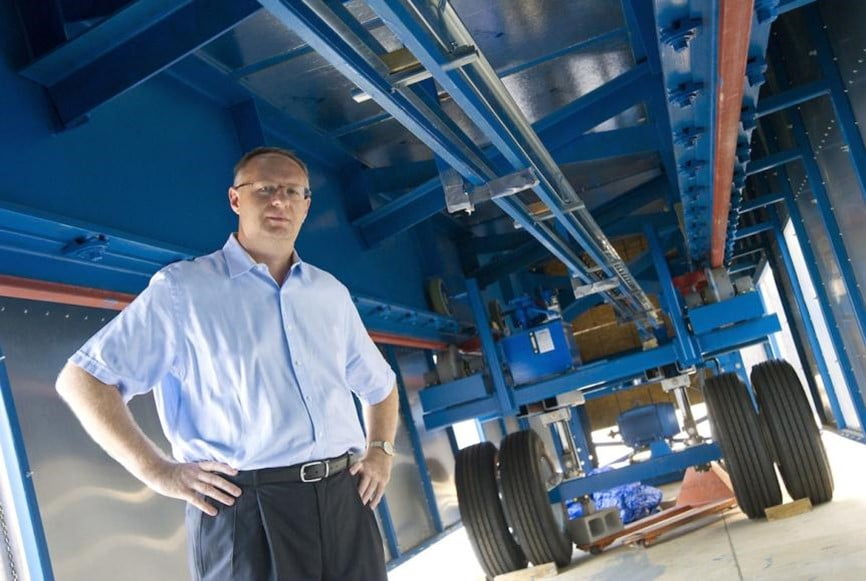 The Interior of the Pavement Testing Machine (PTM)