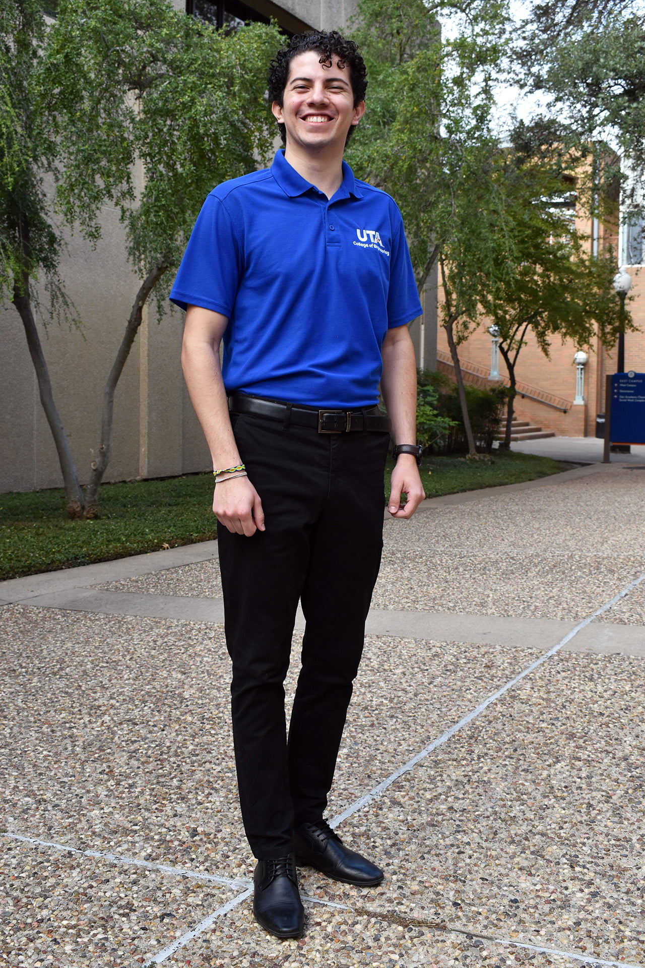 UTA aerospace engineering student Braulio Mora