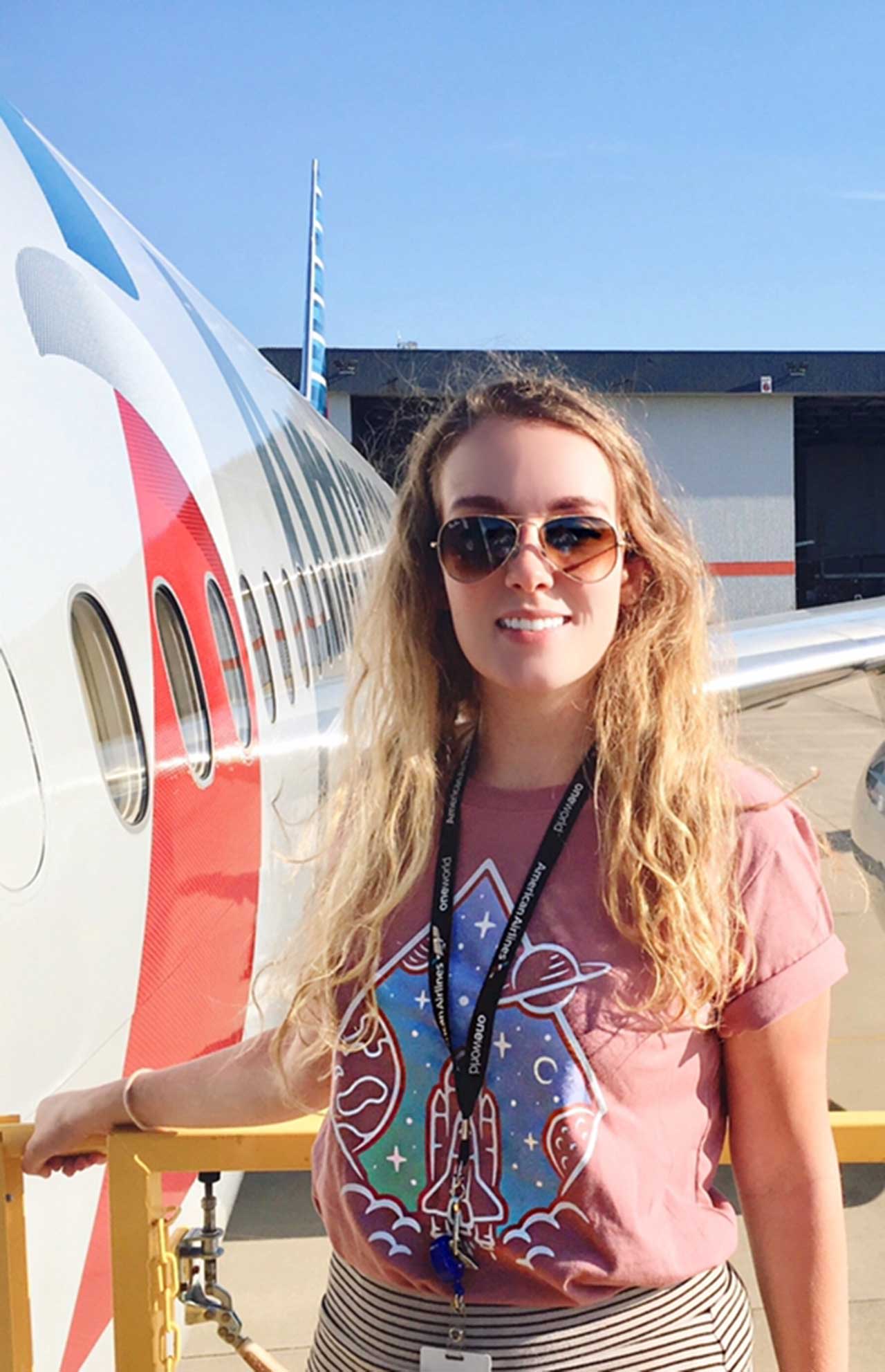 UTA aerospace engineering student Lauren Savage