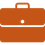 orange briefcase icon