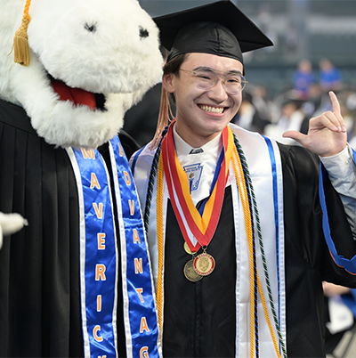 Student Graduating