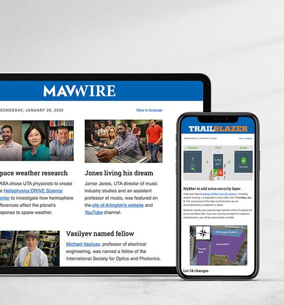 MavWire and Trailblazer emails