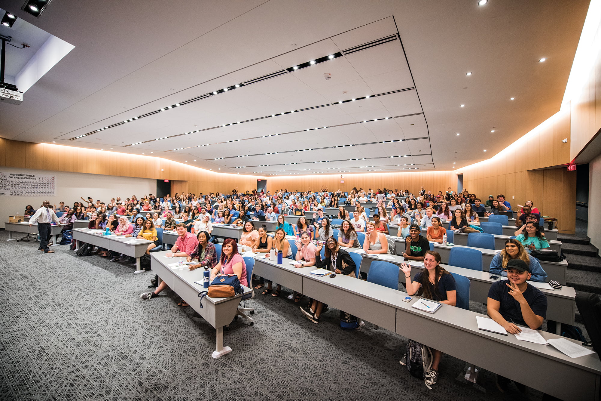 Student enrollment increased at UTA this fall.