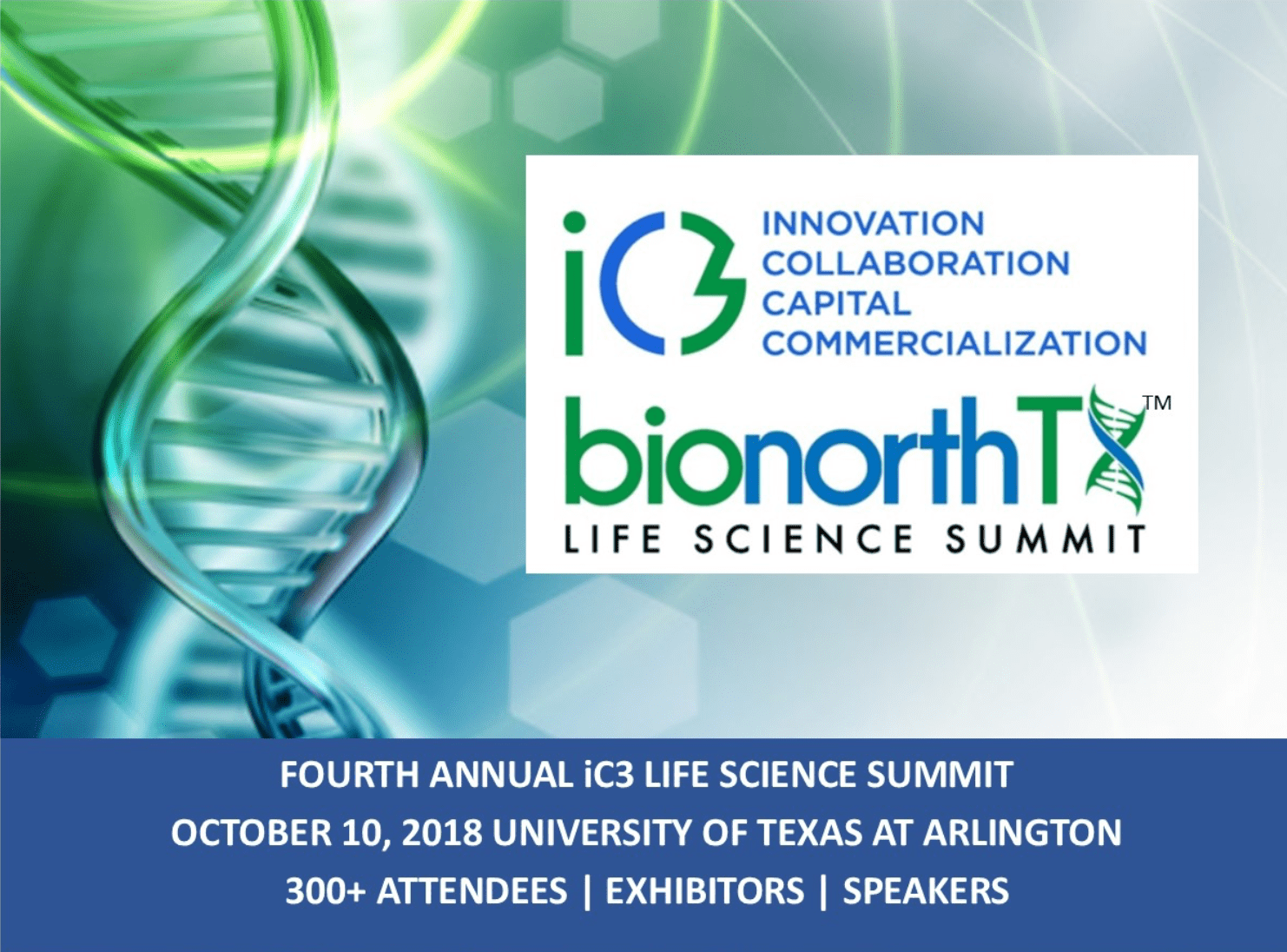 UTA hosts BionorthTX’s fourth annual iC3 Life Science Summit  News