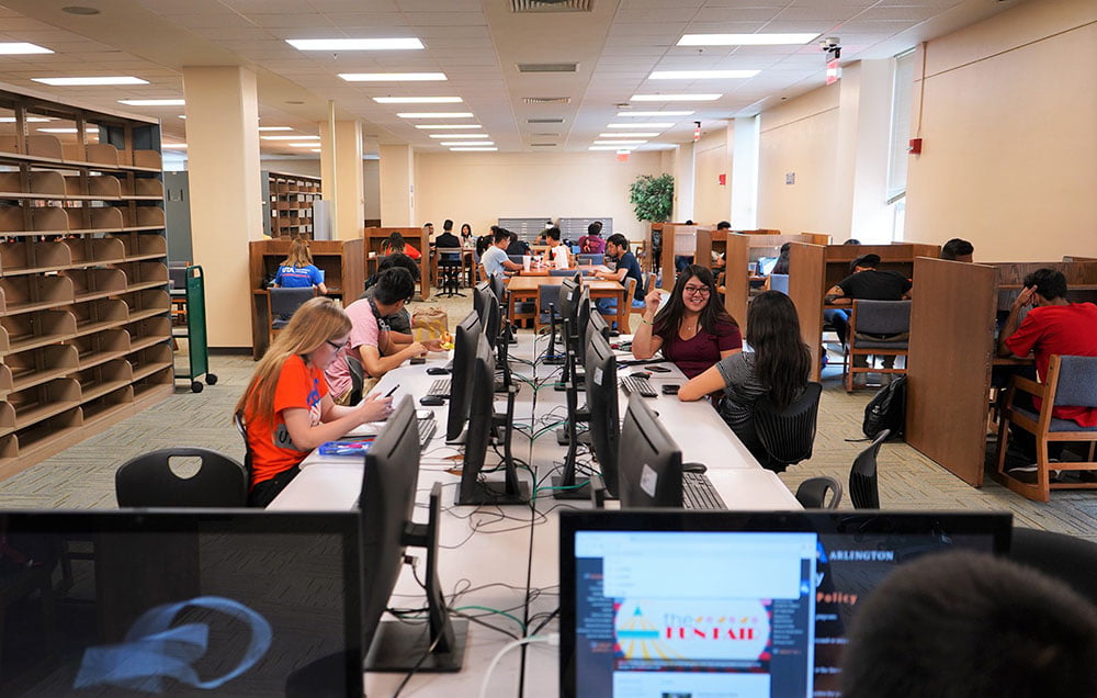 third floor of the uta library