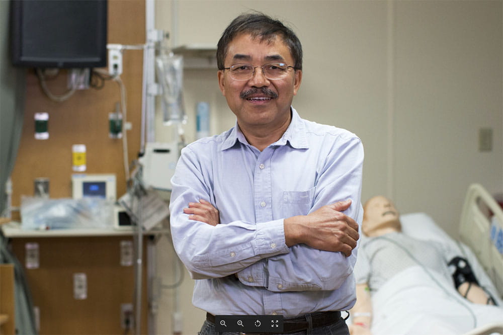 Yan Xiao, a professor of nursing and patient safety specialist in The University of Texas at Arlington's College of Nursing and Health Innovation