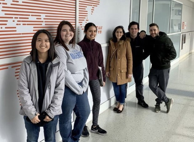 Engineering and social work students standing in hallway" width="620" _languageinserted="true" src="https://cdn.web.uta.edu/-/media/project/website/news/releases/2020/03/faachallengeteam2020.ashx?la=en