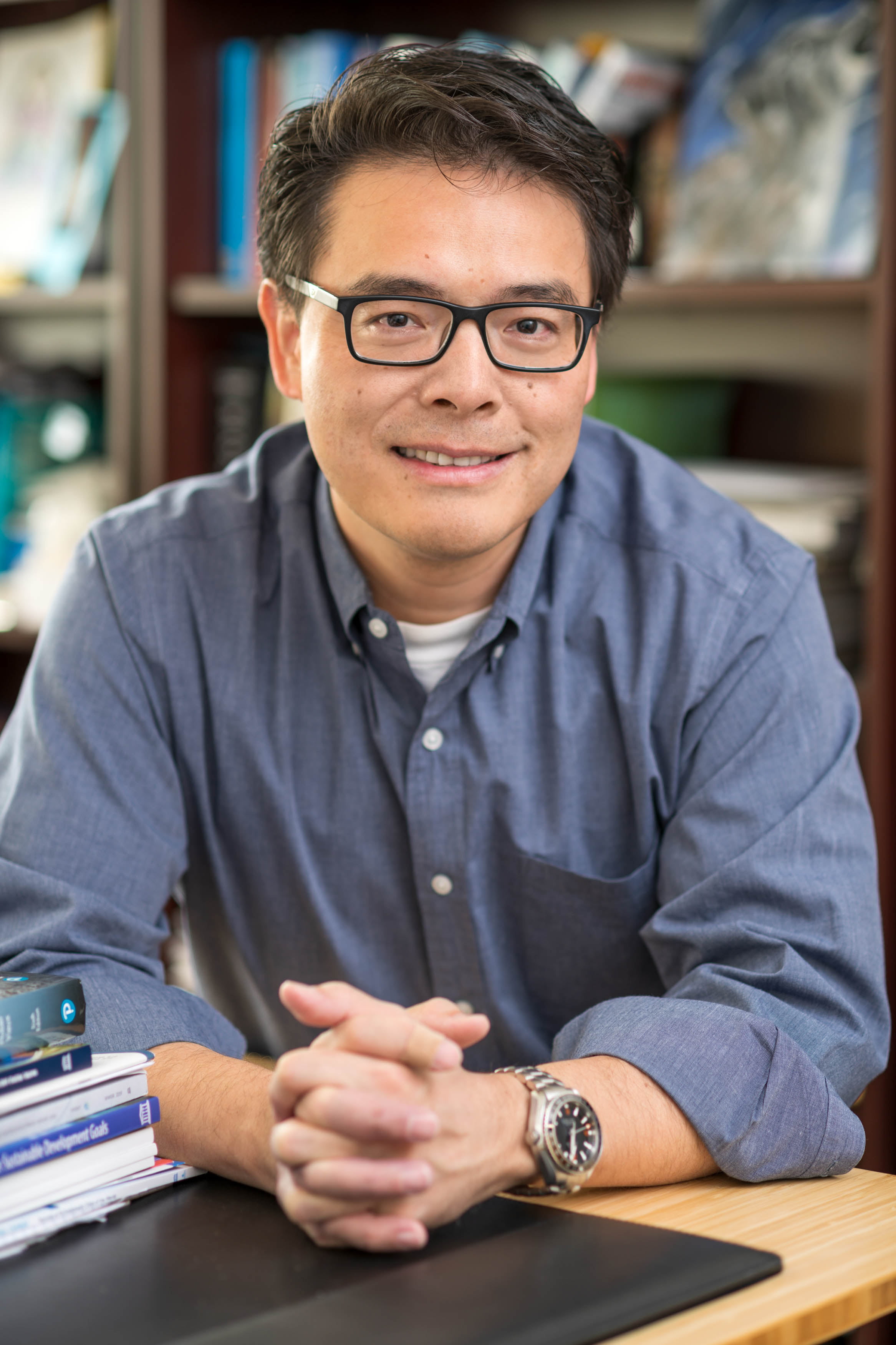 Nick Fang, assistant professor of civil engineering at UTA" _languageinserted="true