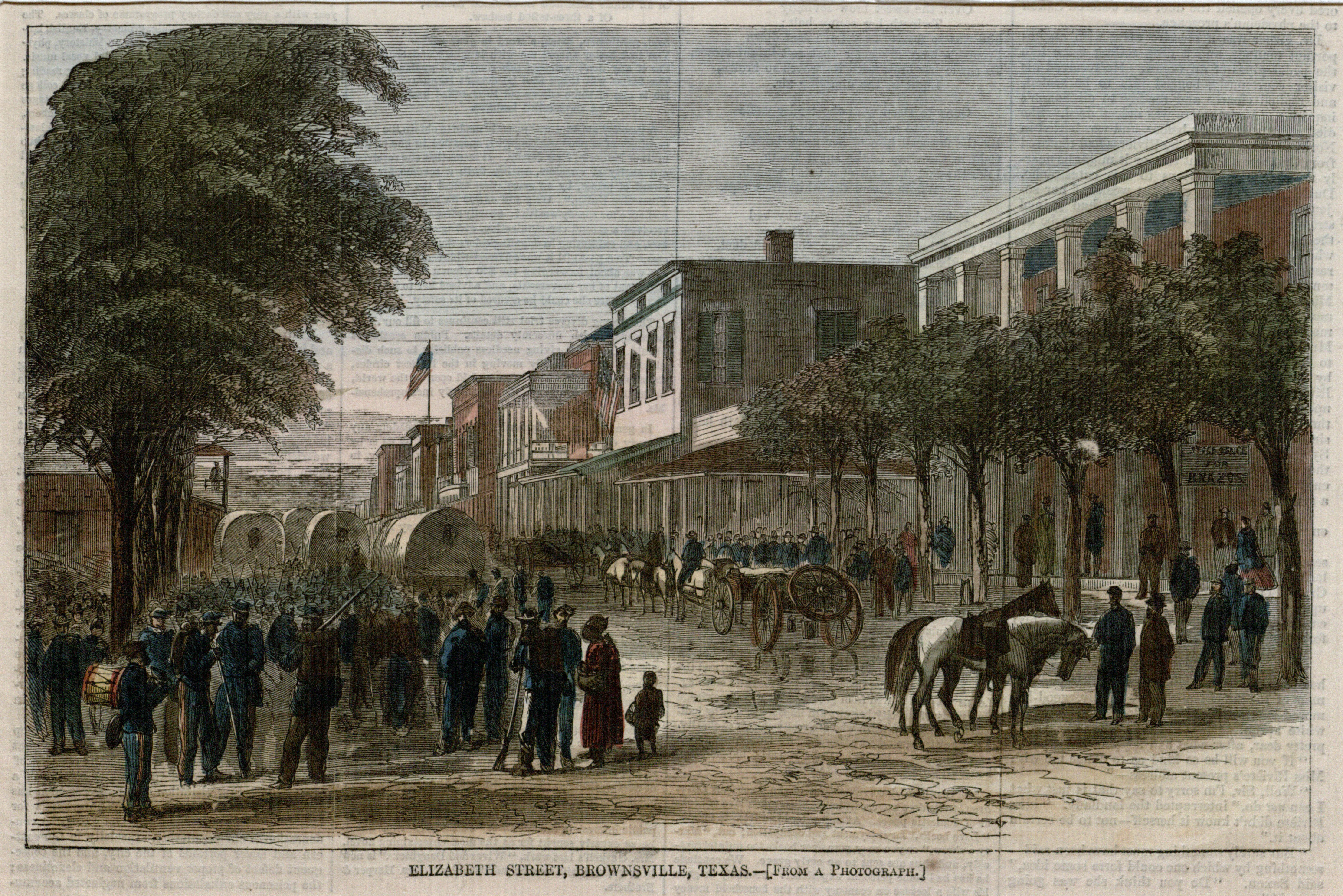 Elizabeth Street, Brownsville, Texas engraving from UTA Libraries Special Collections " width="5782" _languageinserted="true" src="https://cdn.web.uta.edu/-/media/project/website/news/releases/2020/06/elizabeth_st_brownsville_uta.ashx?la=en