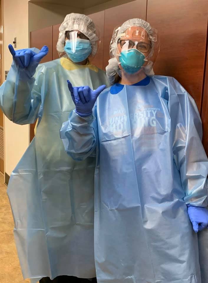 UTA Health Services doctors in personal protective equipment" _languageinserted="true