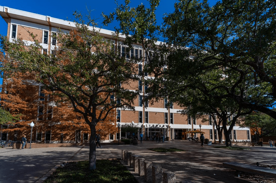 Exterior of the UTA Central Library