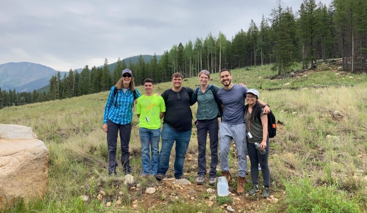 From left, Kathleen Smits, Anson Belcher, Nathan Steadman, Michelle Schwartz, Jose Velasquez and Ashley Nguyenminh 