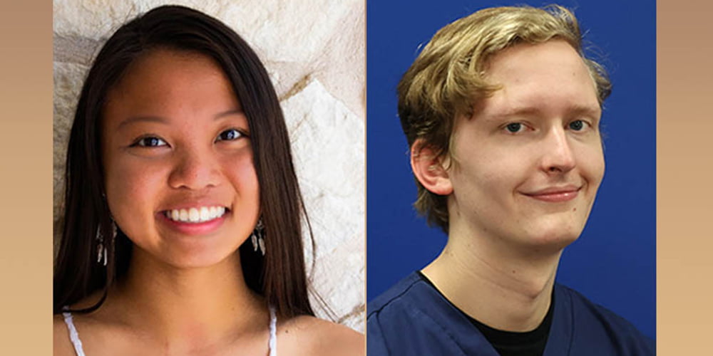 Emily Yu, left, and Jacob Ingram." _languageinserted="true