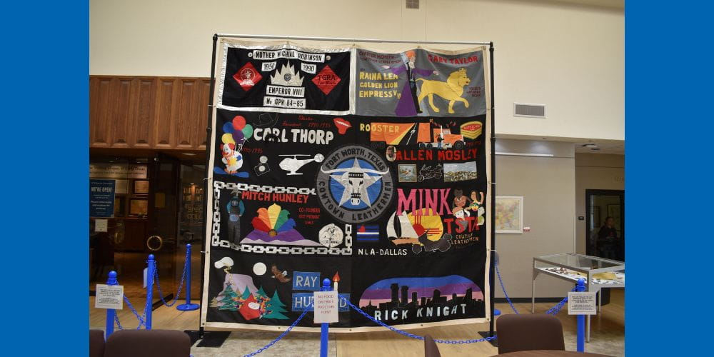 Quilt in commemoration of World AIDS Day