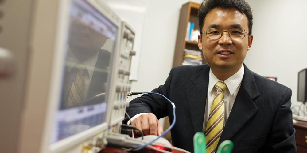 Photo of Qilian Liang, a Distinguished University Professor in the Department of Electrical Engineering at The University of Texas at Arlington." _languageinserted="true
