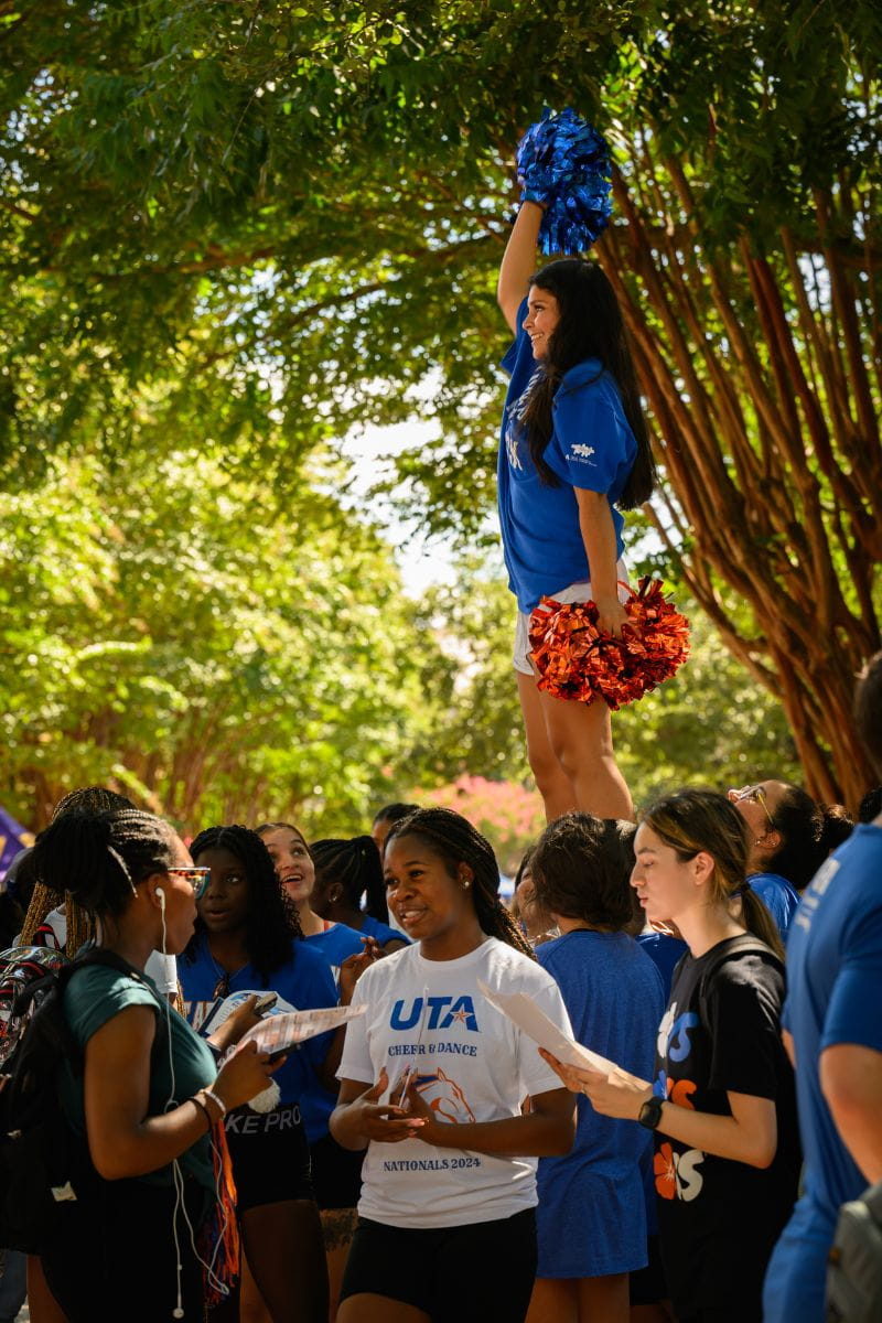 Student cheerleader