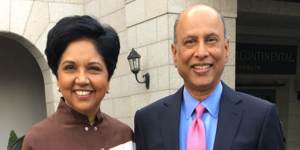 Photo of Indra and Raj Nooyi