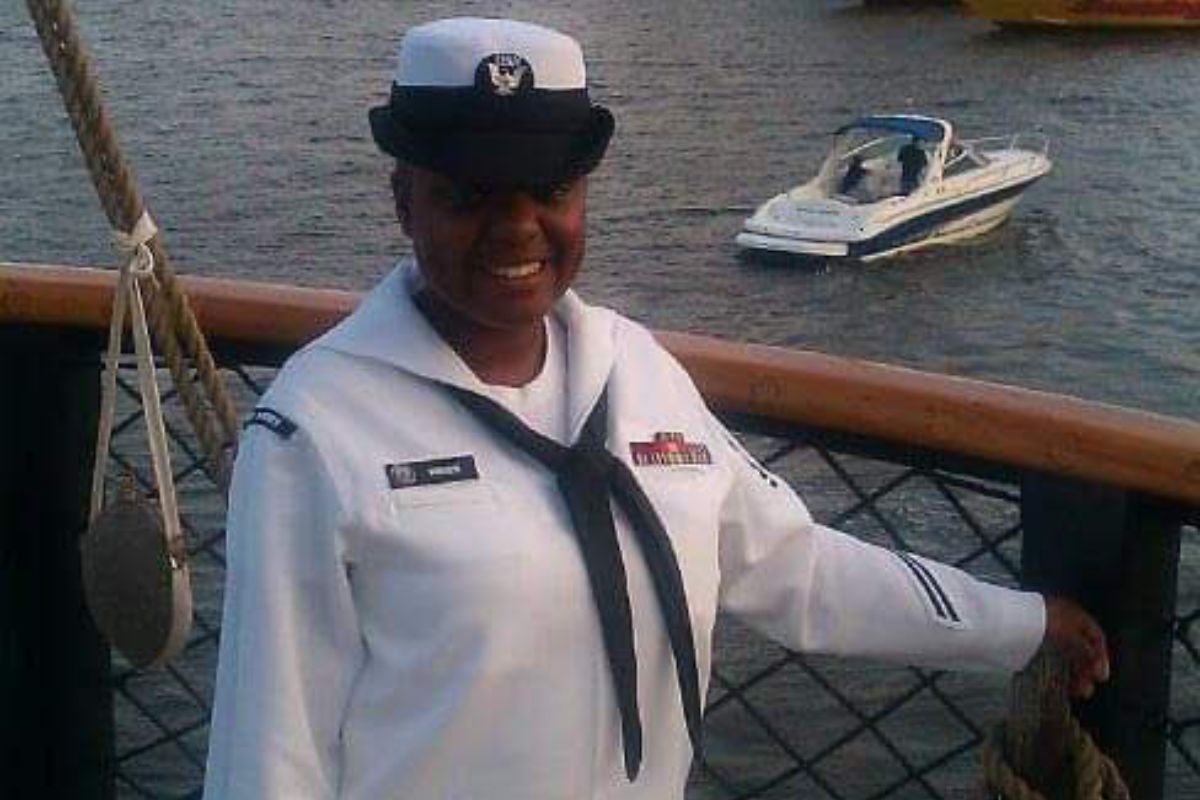 Tamekia Brookins in the Navy