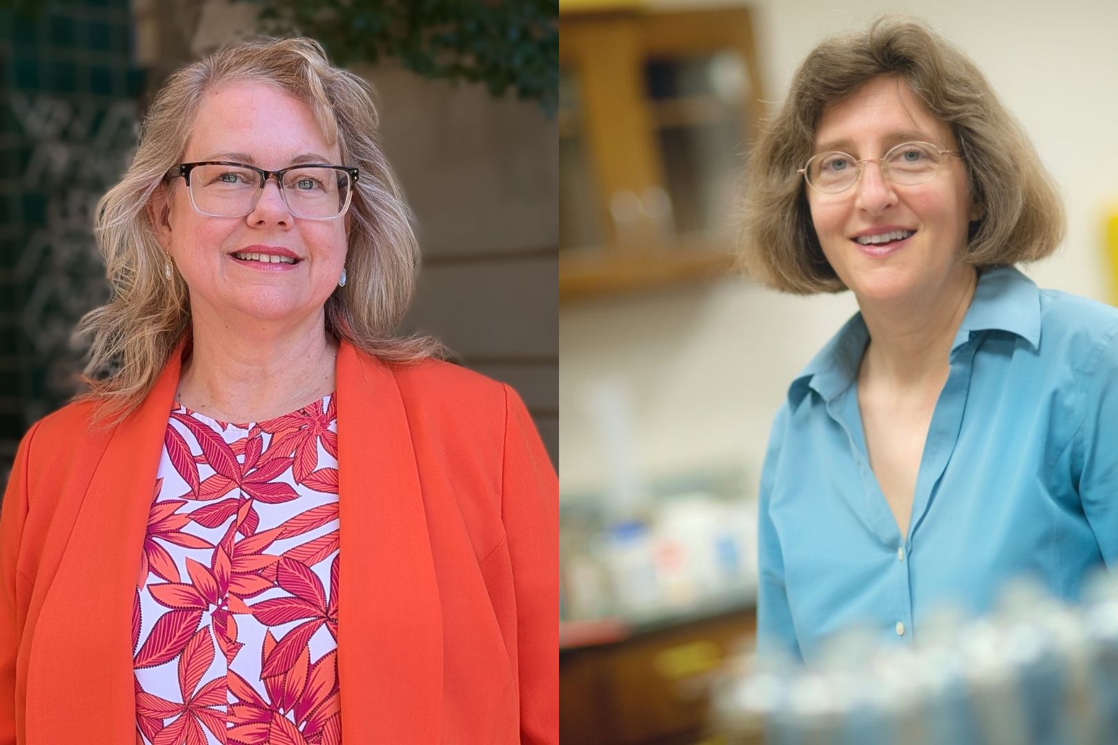 Image shows portraits of Ladonna Aiken, left, and Melanie Sattler